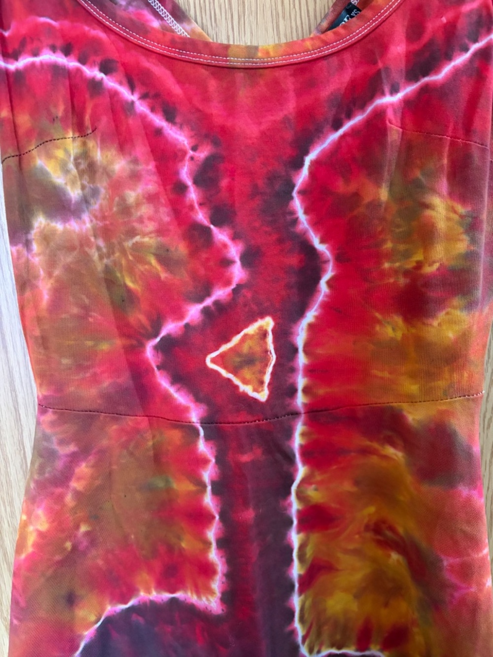 Dave Matthews Band DMB Firedancer Tie Dye Dress XS - Picture 3 of 6